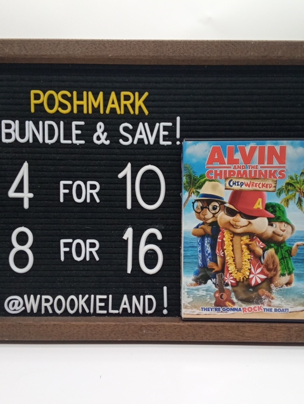 Alvin And The Chipmunks Chip Wrecked DVD#E63